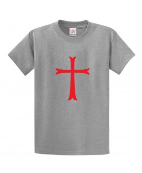 Knight Templar Classic Unisex Kids and Adults T-Shirt For History Fans